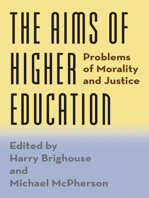 cover image of The Aims of Higher Education
